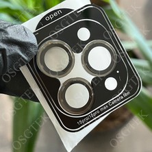 OSG "gri/titanium Natural"ıphone 15 Pro ve 15 Promax Uyumlu Safir Cam Birinci Kalite Kamera Lens Koruma