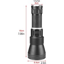 Practials 4200 Lümen Profesyonel Şarjlı El Feneri Watton WT-655