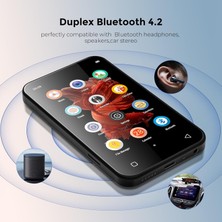 Hapşuruk Mp4 Mp3 Çalar, Bluetooth Hoparlör ile 4.0inç Dokunmatik Ekran Taşınabilir Ses Kaydedici