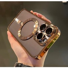 Gritty Apple iPhone 15 Pro Max Kılıf Tam Kamera Korumalı Magsafe Şarj Destekli