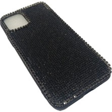 Oto Aksesuarcım iPhone 11 Pro Kristal Taşlı Telefon Kılıfı Siyah