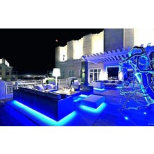 ŞANLED Neon Esnek Hortum Şerit LED Mavi Rengi + 220V Fiş 2,3,4,5,10,15,20,25,50,100 Metre