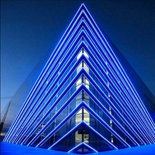 ŞANLED Neon Esnek Hortum Şerit LED Mavi Rengi + 220V Fiş 2,3,4,5,10,15,20,25,50,100 Metre