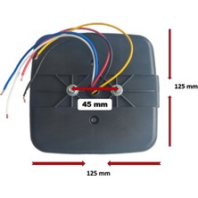 Reycar 2 Adet Kare Neon Stop Lambası 4 Fonksiyonlu 12-24V