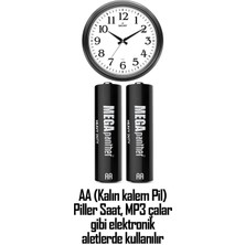 Telvesse 60 Adet Aa R6 Kalın Kalem Pil Saat Pili Zn-C 1.5V
