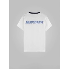 Murphy&nye Bisiklet Yaka Düz Beyaz Erkek T-Shirt Lımber T-Shırt