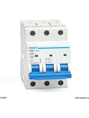 Chint Nb1 3 Kutup 10KA C/20A Otomatik Sigorta