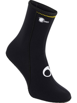 Decathlon Subea 3 mm Siyah Neopren Dalış Ayakkabısı Yüksek Isı Yalıtımı Sağlayan Model