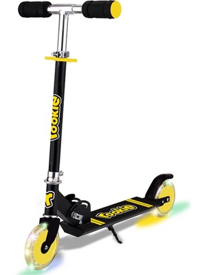 Rookie Işıklı Katlanabilir Iki Tekerlekli Çocuk Scooter Renkli 36 Ay Üstü Kullanım İçin