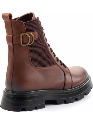 Bambi Taba Leather Kadın Bot & Bootie K02180034003