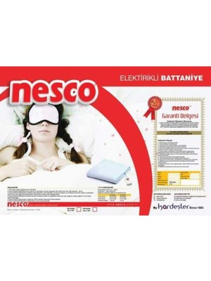 Nesco Elektrikli Battaniye Çift Kişilik