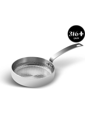 Karaca 3Ply PowerSteel 316+ Çelik İndüksiyon Tabanlı Petekli Tava 12 cm
