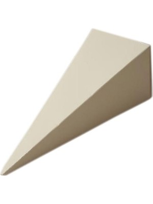 Depposite Karton Şeker Külahı Düz Renk 6X6X15.5 - 25'li Krem