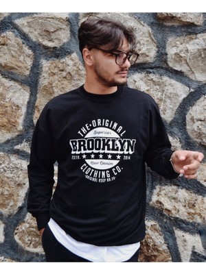 Red Box Butik Brooklyn Siyah  Sweatshirt