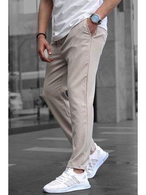 Madmext Bej Relaxed Erkek Pantolon 6510