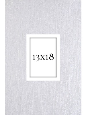 As Ticaret Beyaz Fotoğraf Çerçevesi 13 x 18