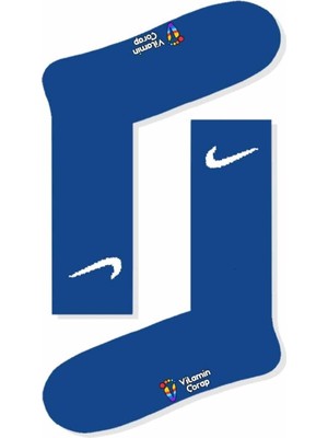 Limmon Store Mavi Spor Atletik Çorap