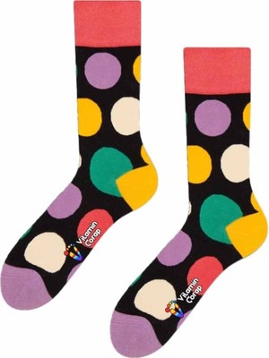 Limmon Store Puantiyeliler Renkli Çorap