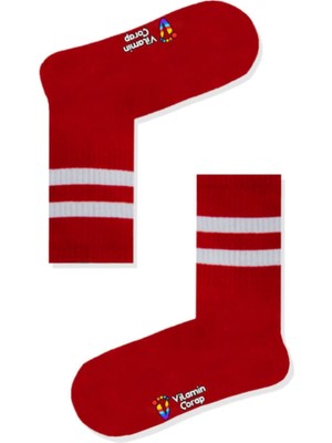 Limmon Store Kırmızı Atletik Çorap