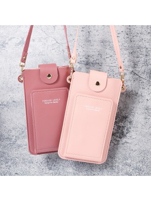 Teenspirit Cüzdan Kadın Dokunmatik Ekran Omuzdan Askili Çanta Büyük Kapasiteli Cep Telefonu El Çantası Bayan Çanta Kart Tutucu Crossbody Çanta (Yurt Dışından)