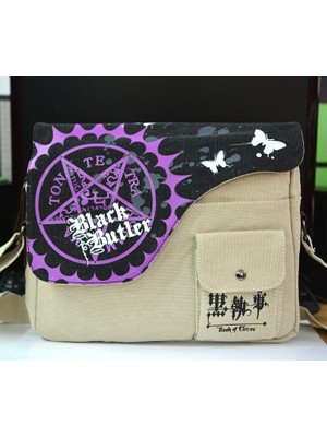 Teenspirit 1 Adet Japonya Hasır Şapka Hukuk Tuval Erkek Kız Omuzdan Askili Çanta Crossbody Çanta Okul Çantaları Tuval Omuz Çantaları (Yurt Dışından)