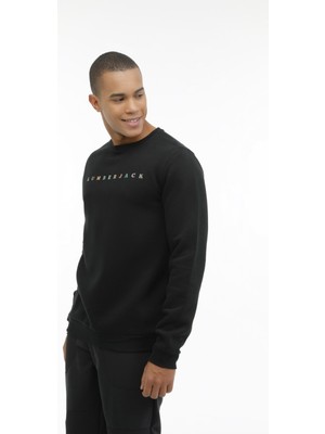 Lumberjack ml Khont 16HS53 3pr Siyah Erkek Sweatshirt