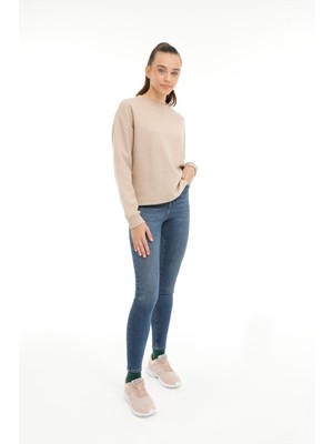 Kinetix Wl Della 16GD27 3pr Ekru Kadın Sweatshirt