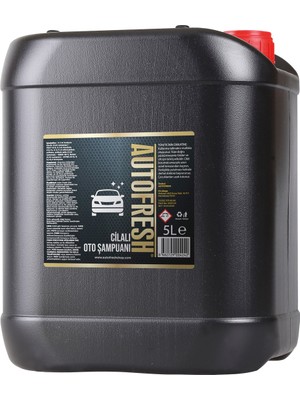 Auto Fresh Cilalı Oto Şampuanı 5 Lt Ph Nötr Kilitli Folyolu Kapak Araç Araba Yıkama Şampuan
