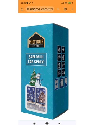 Lider Magnesia Kar Spreyi 8 Şablonlu 150 ml