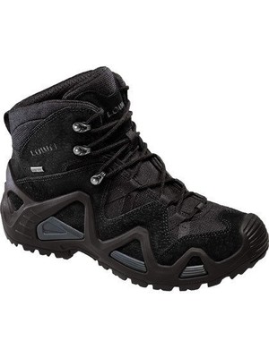 Lowa Zephyr Gtx Mıd Siyah Bot Cilt Deri Üst Yapı ile Outdoor Aktiviteler İçin Konforlu Seçim