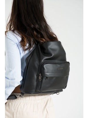 Sn 1394 Kadın Sırt Çantası Omuz Çantası Astarlı Şık Tasarım