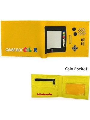 Pandoraplanet Oyun Cüzdanı Game Boy Renkli 3D Tasarım Bozuk Para Cüzdanı Pvc Pu Kısa Cüzdan (Yurt Dışından)