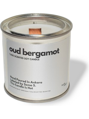 Basement : Kokulu Soya Mum : 280 gr : Oud Bergamot