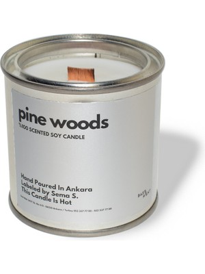 Basement : Kokulu Soya Mum : 280 gr : Pine Woods