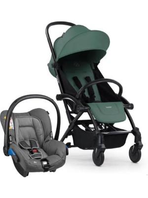 Bumprider Connect 3 Bebek Arabası Black-Olive Travel Set Citi-2 Grey