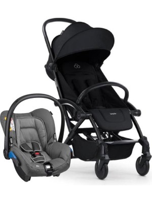 Bumprider Connect 3 Bebek Arabası Black-Black Travel Set Citi-2 Grey