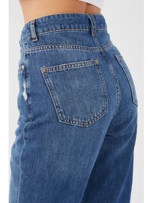 Banny Jeans Kadın Koyu Mavi Jean Pantolon