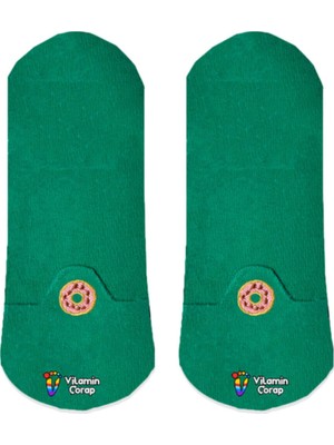 Limmon Store Donut Nakışlı Patik Çorap