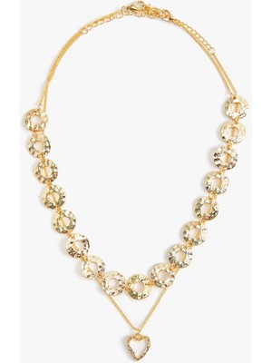 Koton Kalpli Katlı Zincir Choker Kolye