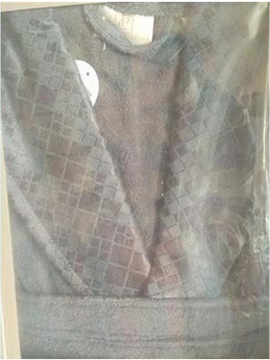 Pupilla Tek Bornoz Bambu Formen Antrasit L