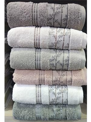 Pupilla Bambo 6'Lı Banyo Havlu  Seti 50*90 Cm Harem