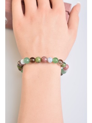 Safnaturel Boğa Burcu Doğal Taş Bilekli 8 mm