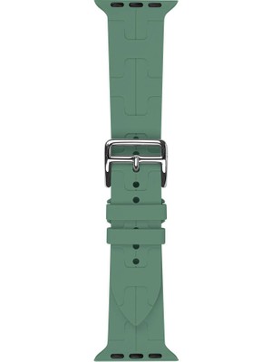 Case Street Apple Watch Se 40 mm Kordon Katman Görünüm Spor Silikon KRD92 Yeşil