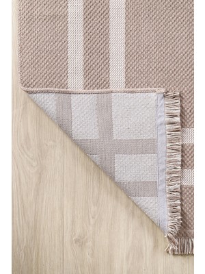 Havvana Home Kaymaz Tabanlı Modern Dokuma Kilim Sisal Halı Çamaşır Makinasında Yıkanabilir Halı