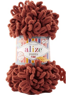 Alize Puffy Fine 90 Taba (Küçük Ilmekli)