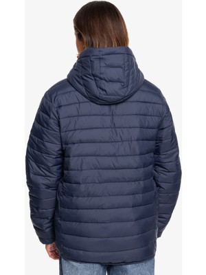 Quiksilver Lacivert Erkek Kapüşon Yaka Mont EQYJK04008 Scaly Hood