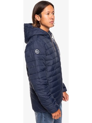 Quiksilver Lacivert Erkek Kapüşon Yaka Mont EQYJK04008 Scaly Hood