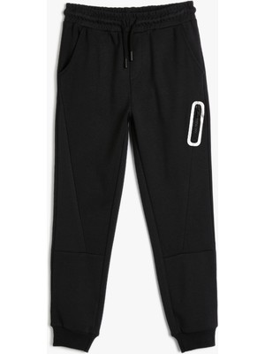 Koton Basic Jogger Eşofman Altı Cepli Beli Bağlamalı Cepli Fermuar Detaylı Pamuklu