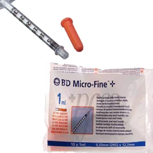 Bd Microfine + Insulin Enjektörü 1 ml 0,33 x 12,7 mm 10'lu