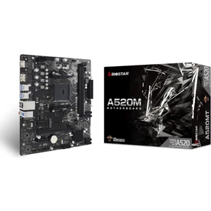 A520MT Ddr4 4000MHZ Am4 S+V+Gl Ddr4 Micro Atx Anakart